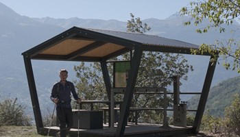 Sosta durante il tour dei RU Alla Scoperta dei Ru in Valpelline